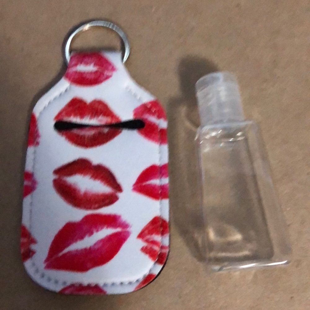 Hand sanitizer keychain